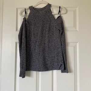 Grey off shoulder sweater rag and bone